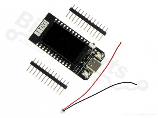 ESP32 Ontwikkelboard WiFi/Buetooth met IPS 1.14inch display - TTGO